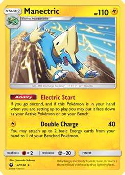 Electric Pokemon Cards