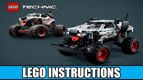 LEGO Instructions | Technic | 42150 | Monster Jam - Monster Mutt Dalmatian (All Builds) - YouTube