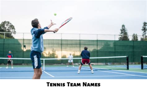 Tennis Team Names: 442 Best Names For Your Tennis Team