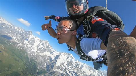 Sky diving - Best outdoor activites, Interlaken, Switzerland