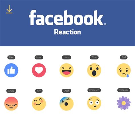 Facebook Emoji Reactions - Vector Icons for Illustrator - FreebiesUI