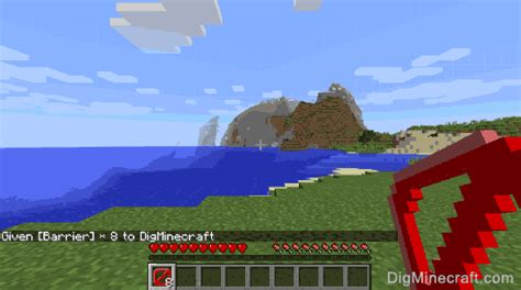 How to Give a Barrier in Minecraft