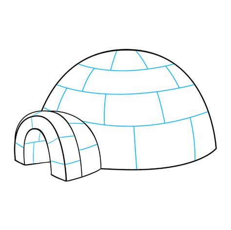 How to Draw an Igloo - Really Easy Drawing Tutorial | Easy drawings ...