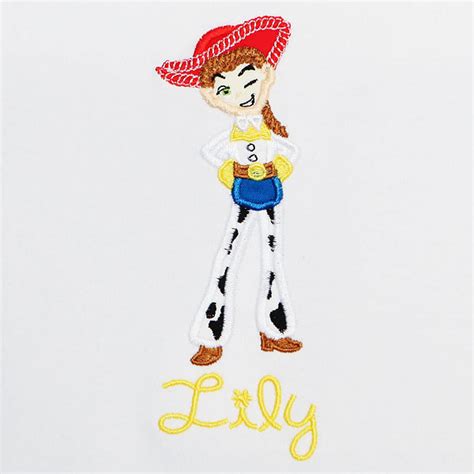 Toy Story Jessie Shirt, Girls Personalized Jessie Shirt, Embroidered