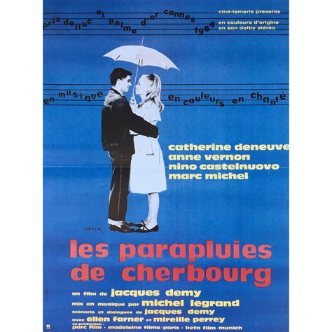 THE UMBRELLAS OF CHERBOURG Movie Poster 15x21 in.