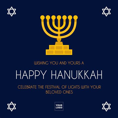 Happy Hanukkah custom banner for firms | Happy hanukkah, Hanukkah, Custom banners