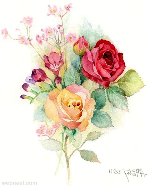 25 Beautiful Rose Drawings and Paintings for your inspiration