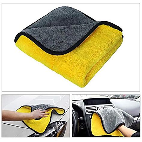 30cm x 30cm Microfiber Towel Car Cleaning Cloth Reusable Car Wash Cleaning Cloth Detailing Towel ...