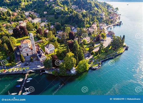 Lake Como it - Tremezzo stock image. Image of mountain - 185884299