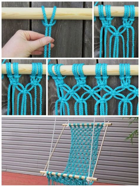 How to DIY Macrame Hammock Chair - Styles Idea