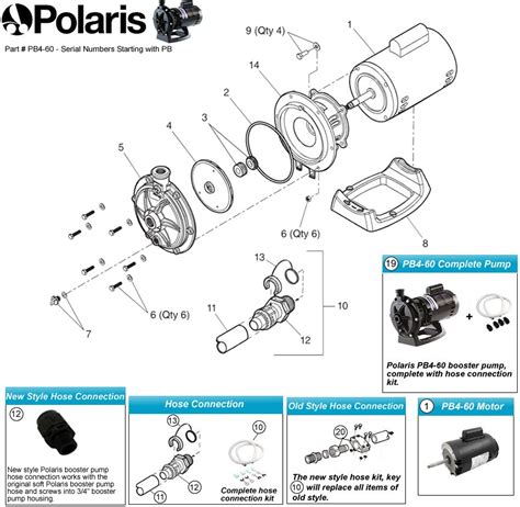 Polaris PB4-60 (New Style) Booster Pump Parts