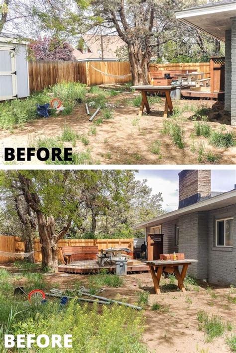 Our Backyard Makeover Before and After Pictures in 2021 | Backyard makeover, Backyard ...