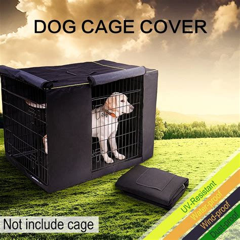 Pet Dog Cages Cover Waterproof Non slip Solid Extra Kennel Cage Cover for Medium Large Dogs 3 ...