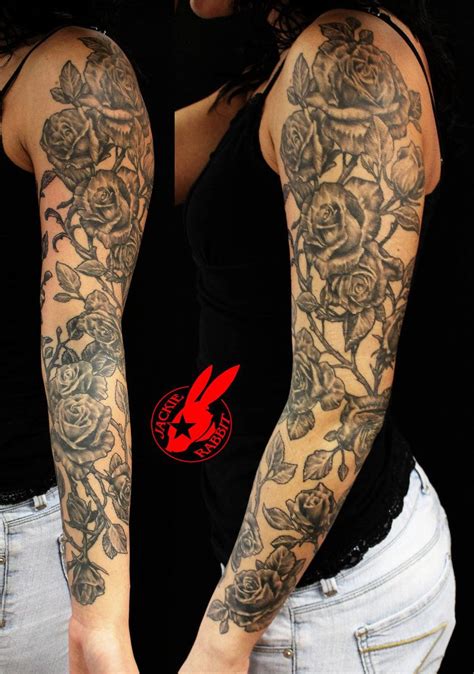 rose vines tattoo on bicep men | Rose vine tattoos, Vine tattoos, Rose ...