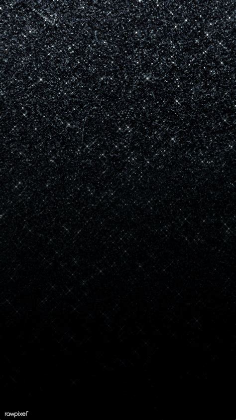 Download premium image of Black glittery textured mobile wallpaper by Tang about template story ...