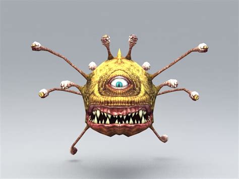 Beholder Monster 3d model 3ds Max files free download - CadNav