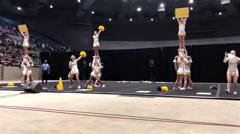 Purvis High School Cheer - Traditional Routine - State 2019 (MS) - YouTube