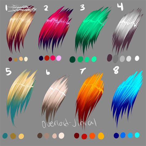 How To Color Anime Hair Digitally - Manga