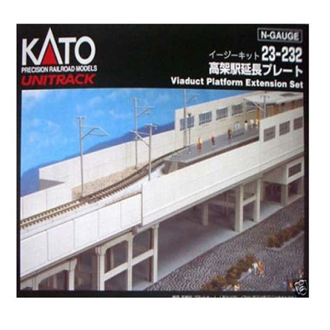 Kato 23-232 N Scale Double Track Viaduct Platform Extension UniTrack ...