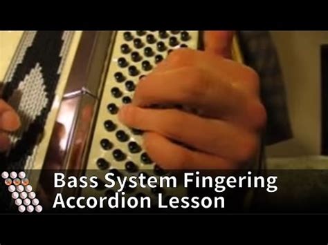 How to play C major scale on accordion bass buttons - Accordion