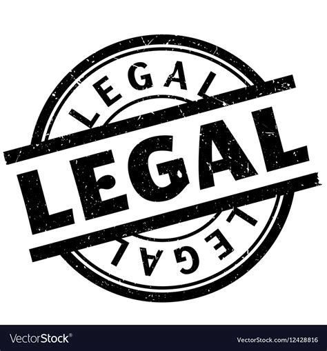 Legal rubber stamp Royalty Free Vector Image - VectorStock