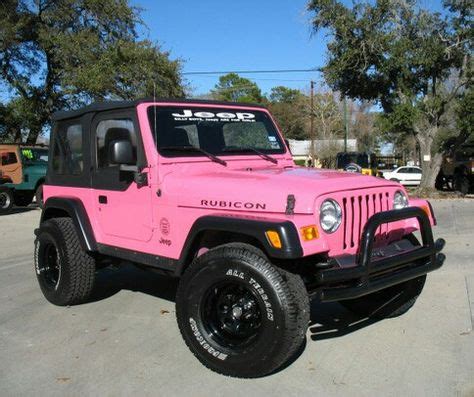 Pink Jeep wrangler, so girly, so cute | Dream car