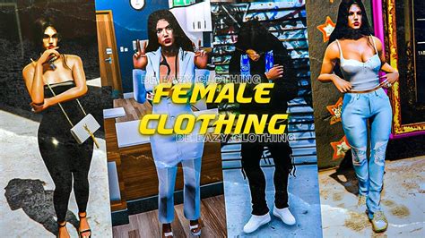 Be Eazy FEMALE Clothing Pack 2023 FiveM ! LARGEST Pack EVER! Be Eazy BJ Clothing Pack! GTA5 ...