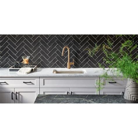 Moen Align Brushed Gold Single Handle Deck-mount Pull-down Handle Kitchen Faucet at Lowes.com