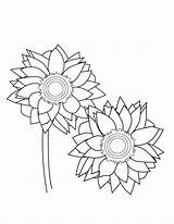 Free Printable Sunflower Coloring Pages For Kids sketch template