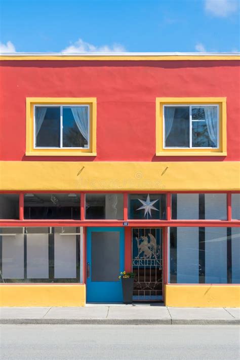 Colorful Store front editorial photography. Image of design - 105753552