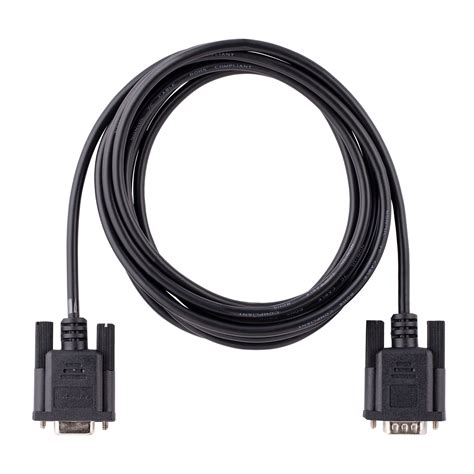 StarTech.com StarTech.com 3m RS232 Serial Null Modem Cable, Crossover Serial Cable w/Al-Mylar ...