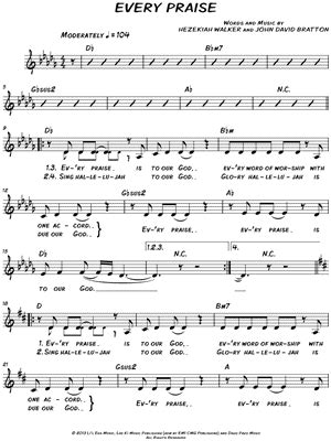 "Every Praise" Sheet Music - 15 Arrangements Available Instantly ...