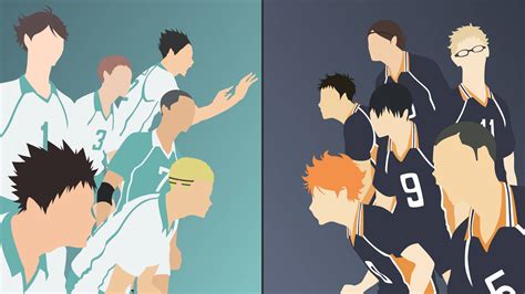 Download Haikyuu Teams Karasuno Vs Aoba Johsai Wallpaper | Wallpapers.com