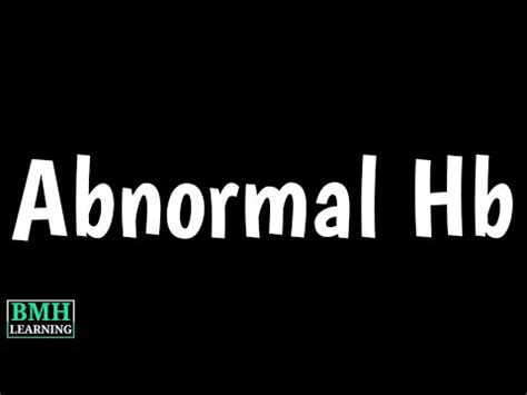 Abnormal Hemoglobin | Hemoglobin Abnormalities | Causes & Symptoms ...