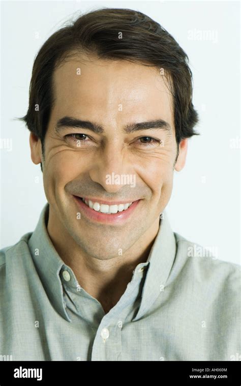 Man smiling, portrait Stock Photo - Alamy