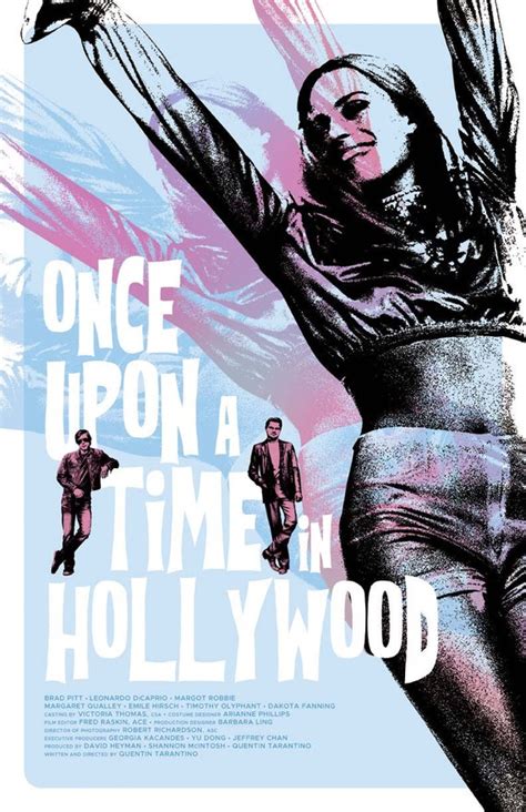 Once Upon a Time in Hollywood Film Poster | Etsy