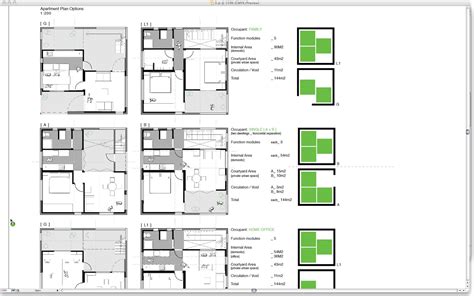 12 weeks 1 design: 049 MODULAR APARTMENT PLANS