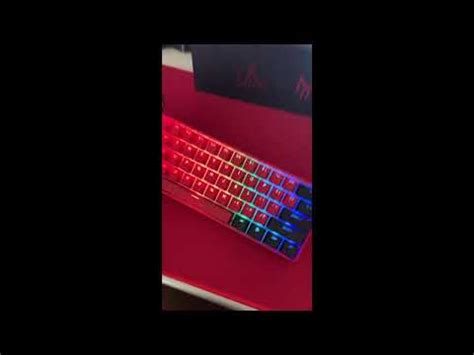 Clix X Matrix 60% Keyboard Review with Mouse pad - YouTube