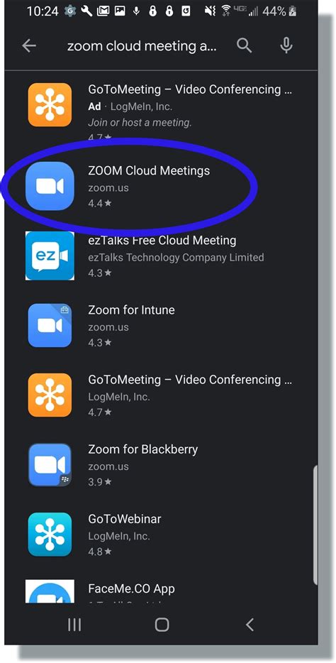 Installing Zoom (Android) | University Information Services ...