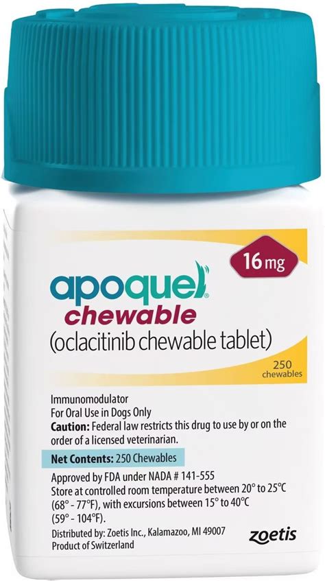 Apoquel Chewable Tablets 16mg 30/bottle - J&B Pet Source