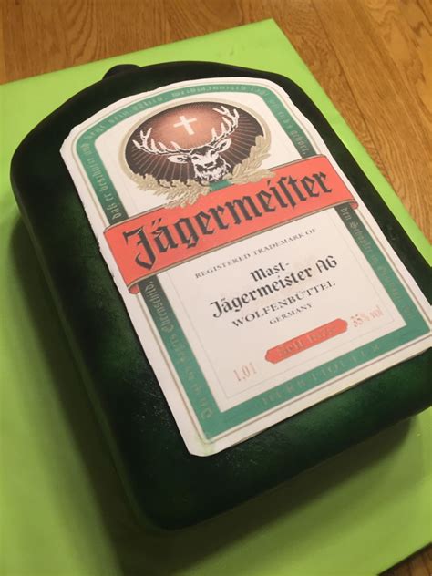 Jagermeister Bottle - CakeCentral.com