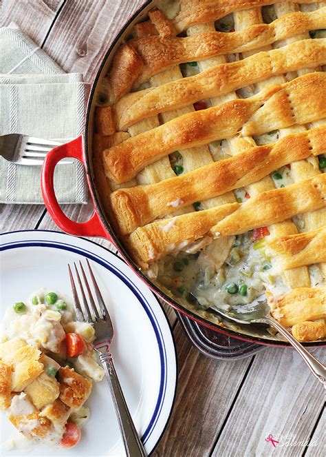 Chicken Pot Pie With Crescent Roll Crust - Broccoli Recipe