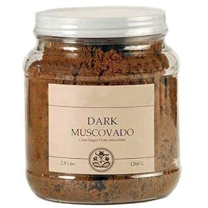 Amazon.com : Dark Muscovado Sugar - 2.8-Lb Tub : Brown Sugar : Grocery & Gourmet Food