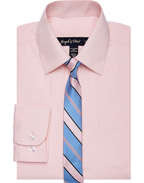 Joseph & Feiss Boy's Pink Dress Shirt & Tie - Men's Boys' Dress Shirts | Men's Wearhouse