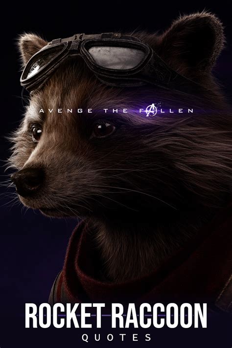 20+ Best 'Rocket Raccoon' Quotes | Scattered Quotes | Avengers pictures, Avengers endgame poster ...