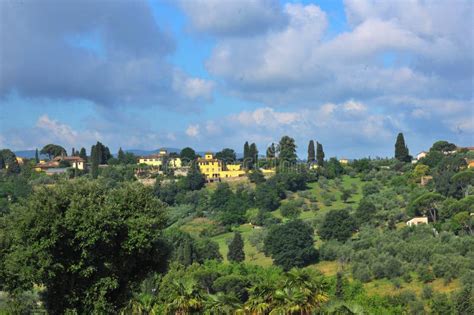 Luxury Villa in Tuscany, Famous Vineyard in Italy Stock Image - Image ...