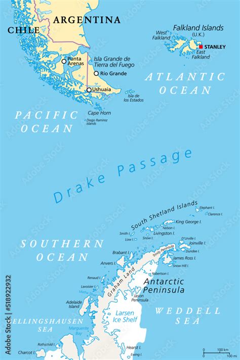 Map Of Drake Passage - Olva Tommie