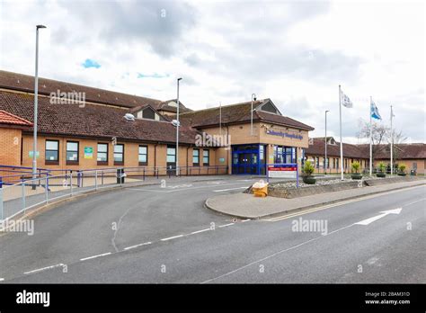 Front entrance to the University Hospital Ayr, Ayrshire, Scotland, UK Stock Photo - Alamy