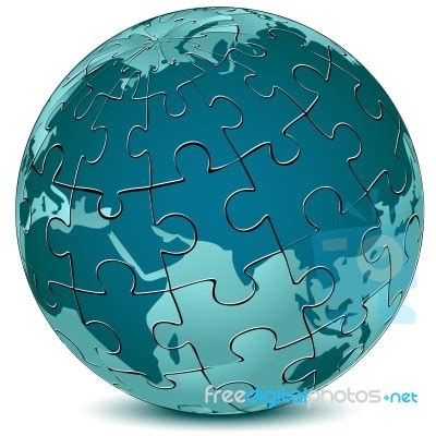 Earth Jigsaw Puzzle Stock Image - Royalty Free Image ID 10053180