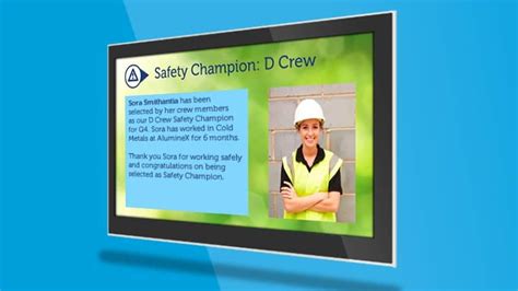 Promoting Workplace Safety with Digital Signs - Kiosk & Display